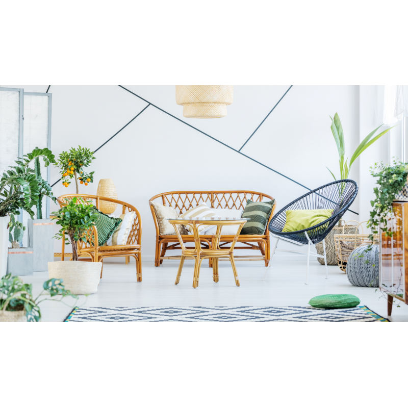 Cómo introducir el rattan en tu casa y darle un toque muy natural