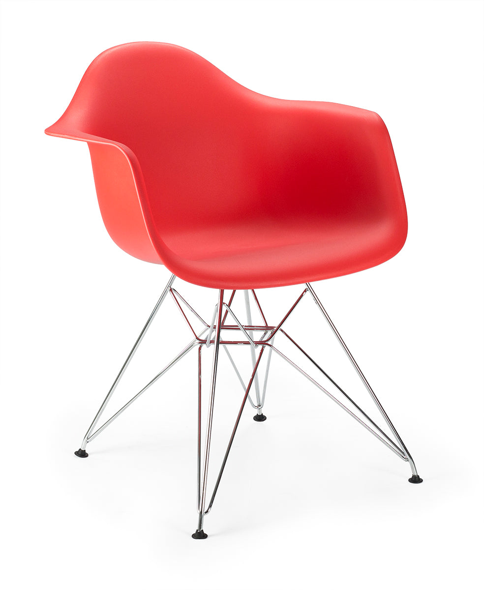 Sillon de comedor plastic acero colores