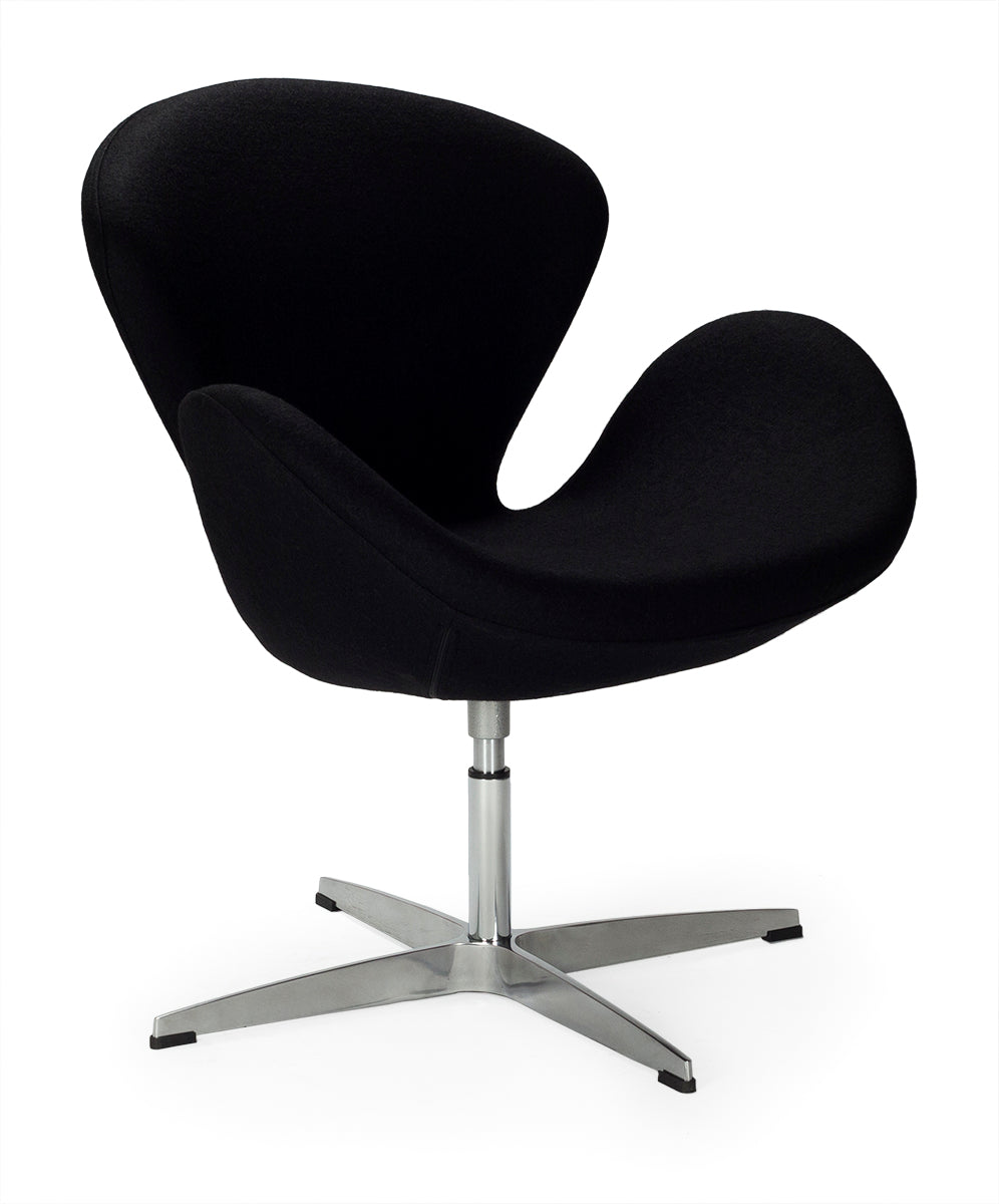 Sillón Swan Cashmere Negro