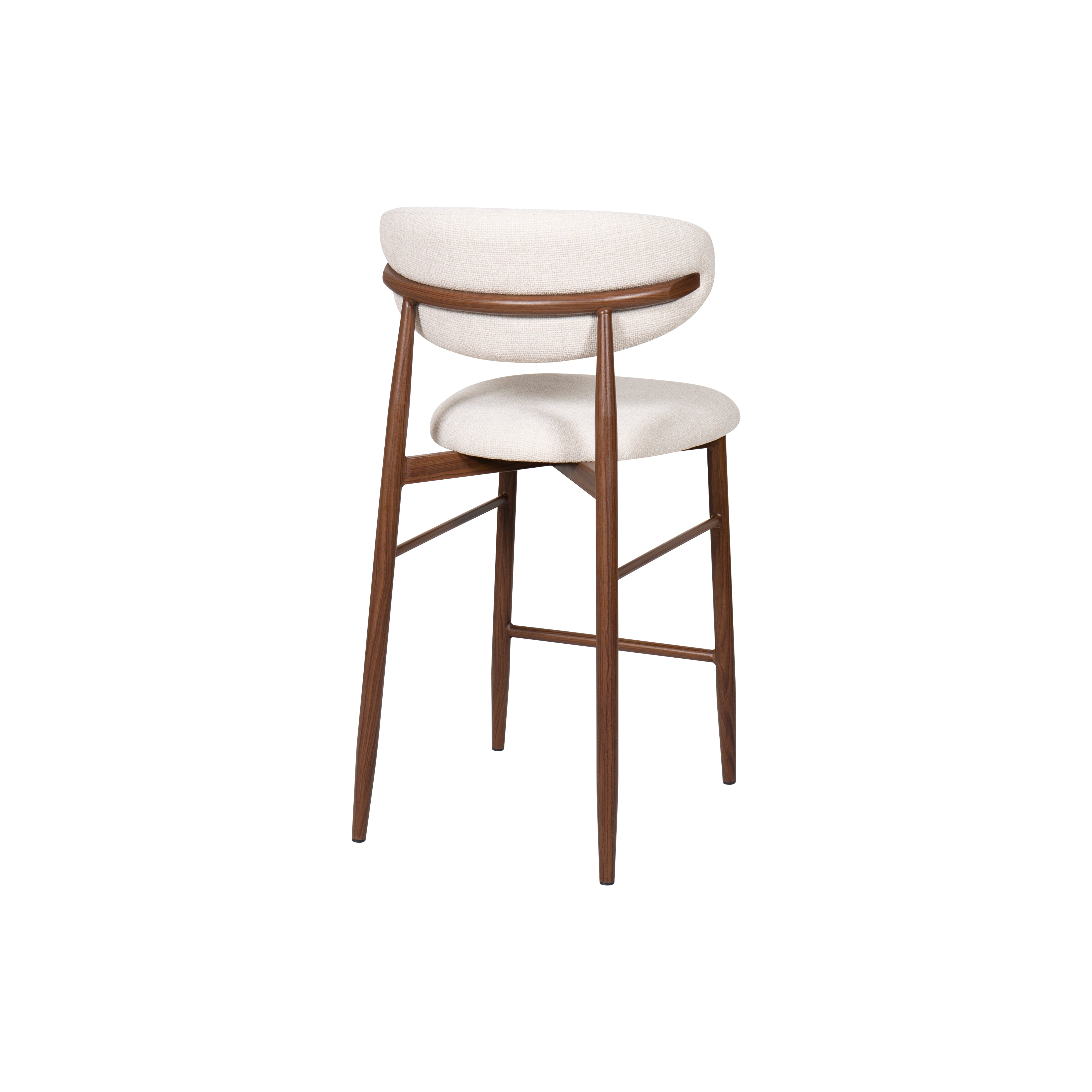 Taburete nórdico tapizado Lux 65cm
