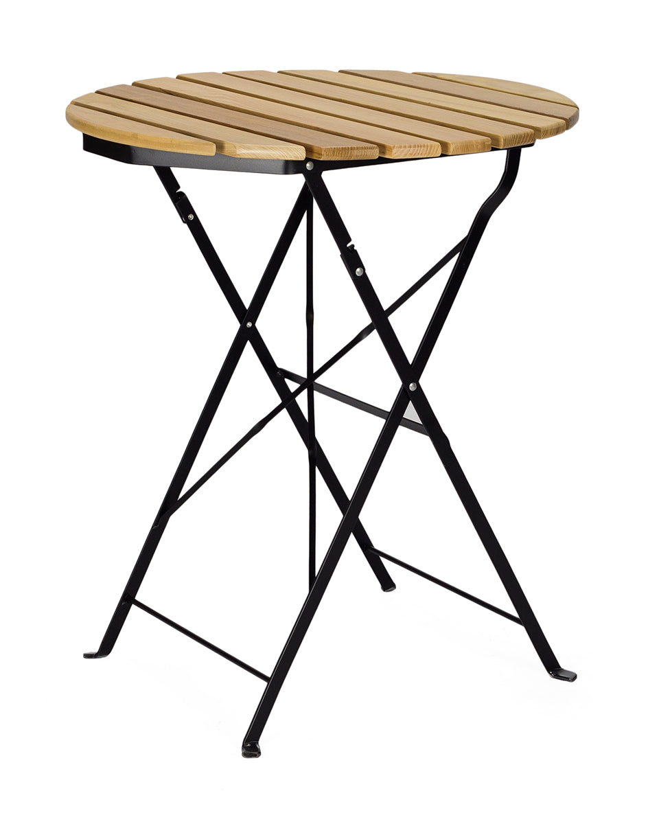 Mesa jardin estilo Bistro plegable redonda