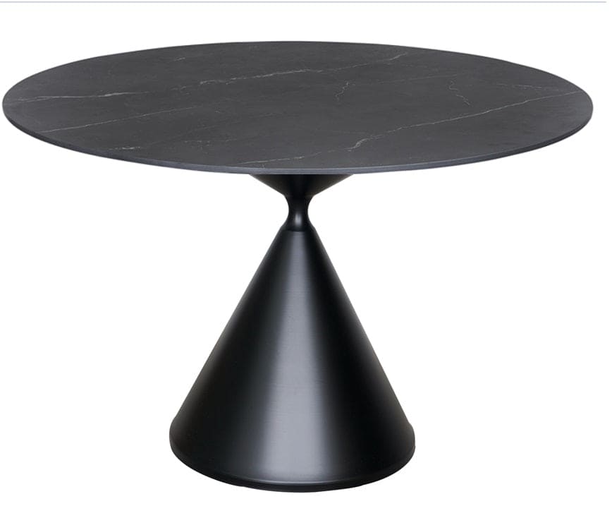 Mesa de comedor Cónica Negra 100-120Ø