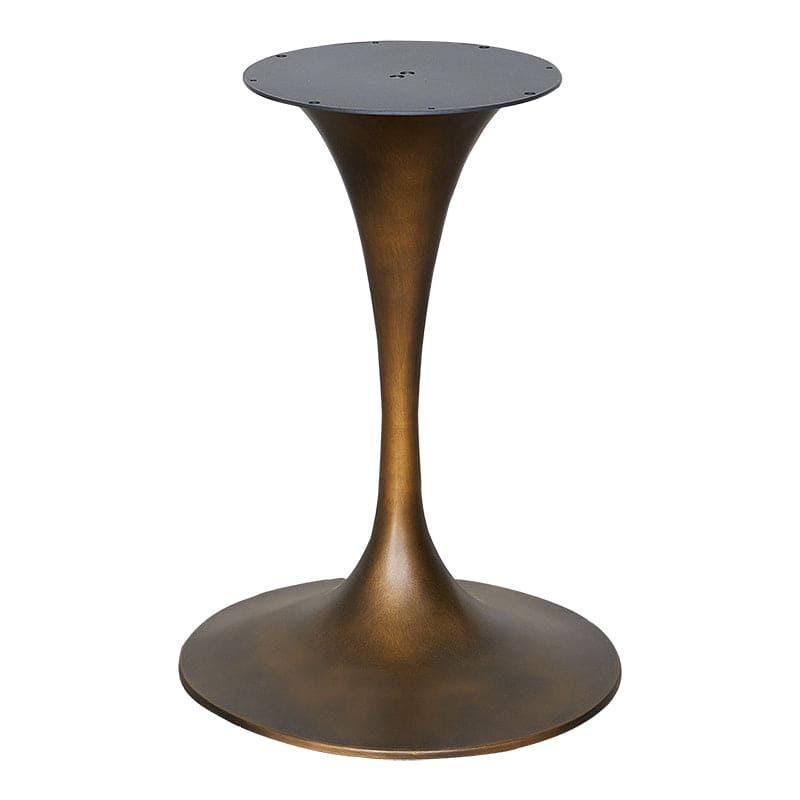 Mesa comedor Tulip bronce piedra sinterizada 80-90-100Ø