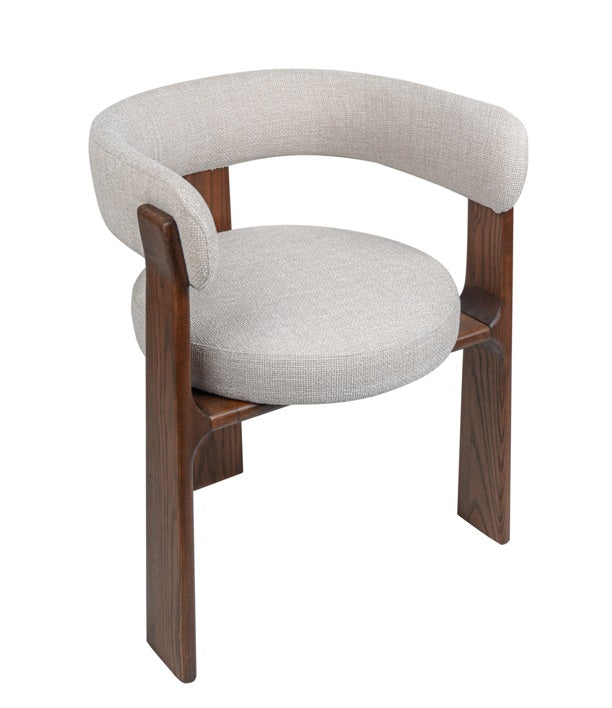 Silla de comedor con apoyabrazos madera fresno Moncloa