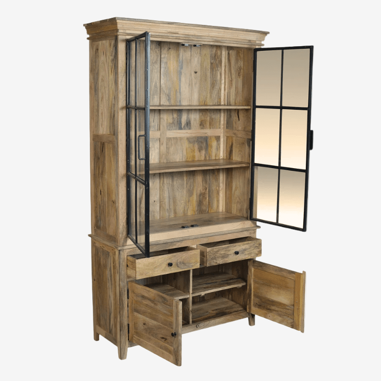 Alacena industrial madera de mango Larry