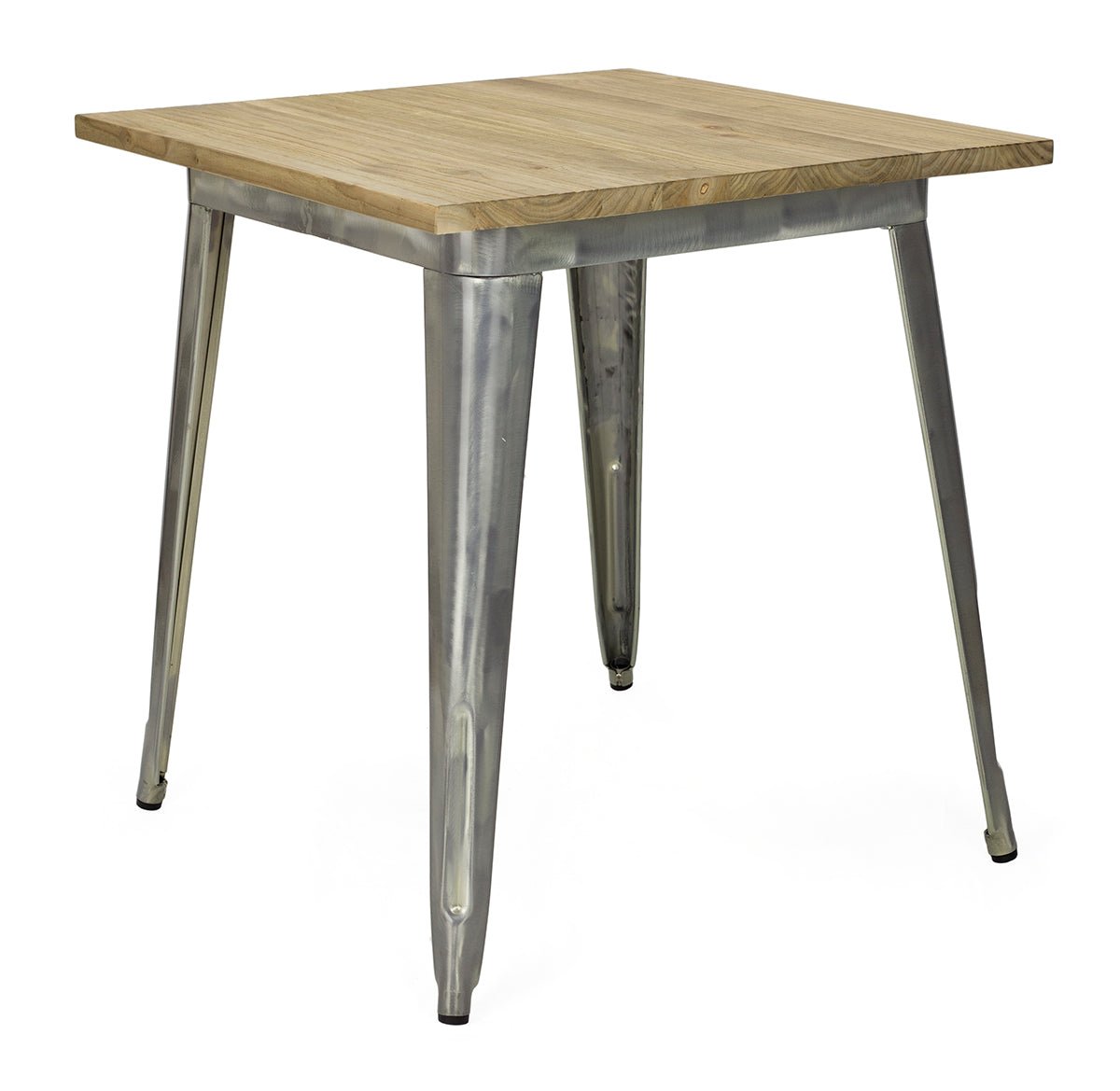 Mesa Estilo Vita Madera clara Galvanizada