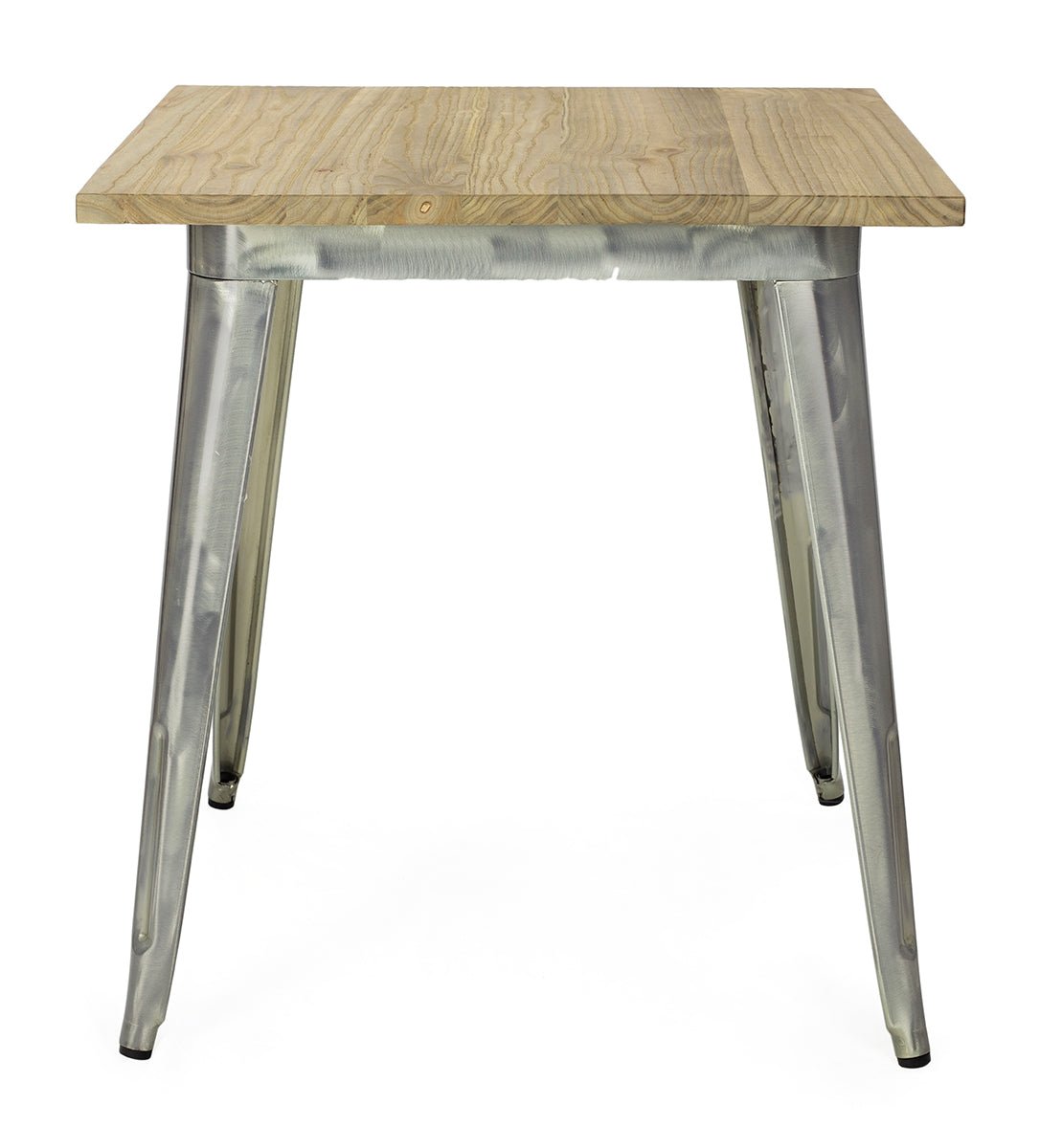 Mesa Estilo Vita Madera clara Galvanizada
