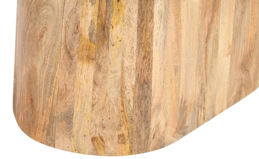 Mesa de comedor ovalada de madera de mango 220x110 Mulan