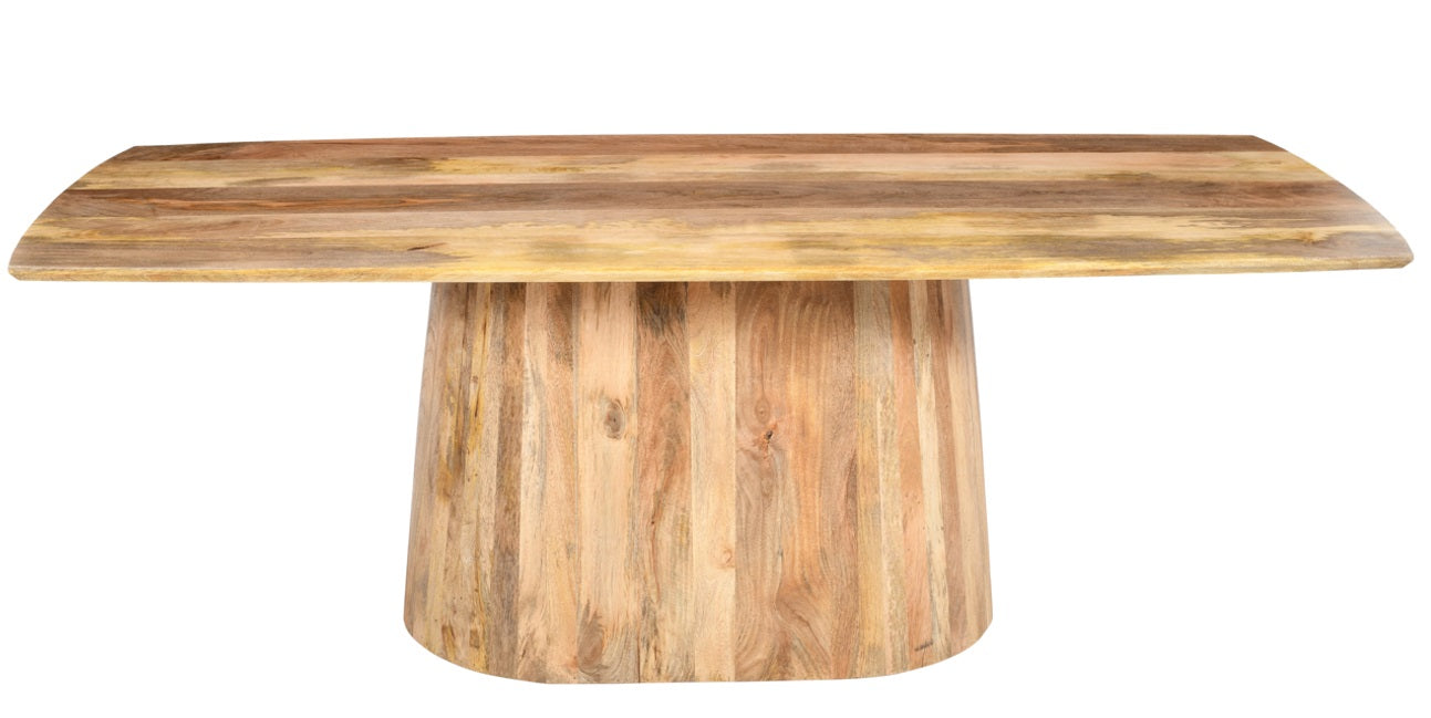 Mesa de comedor rectangular de madera de mango 220x110 Molly