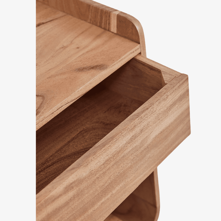 Mesilla de noche SURA en madera de mango artesanal - Vintahome