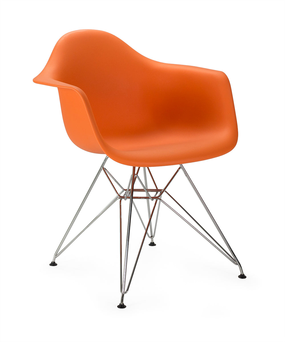 Sillon de comedor plastic acero colores