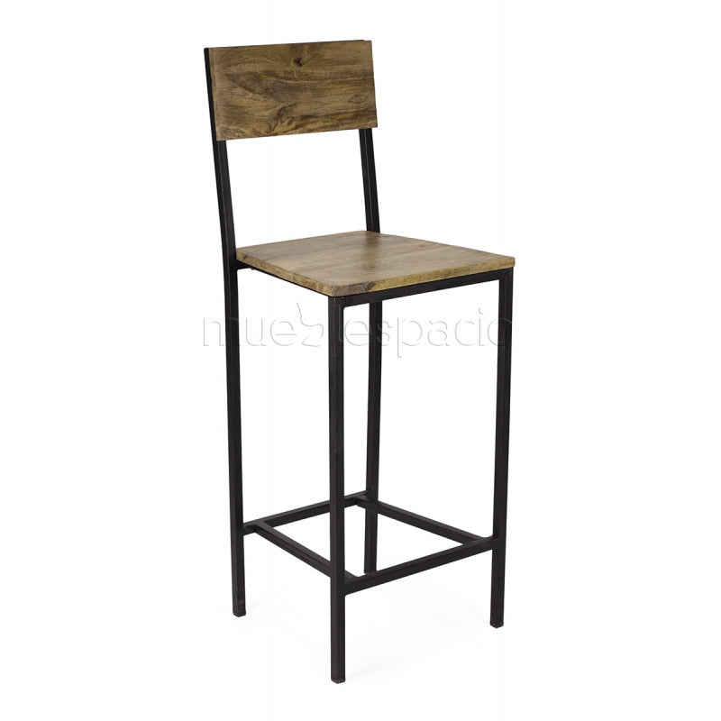 Taburete alto vintage Bilma