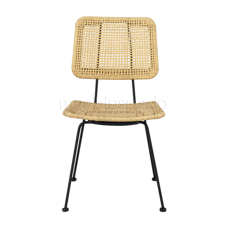 Silla de comedor rattan Bianca natural