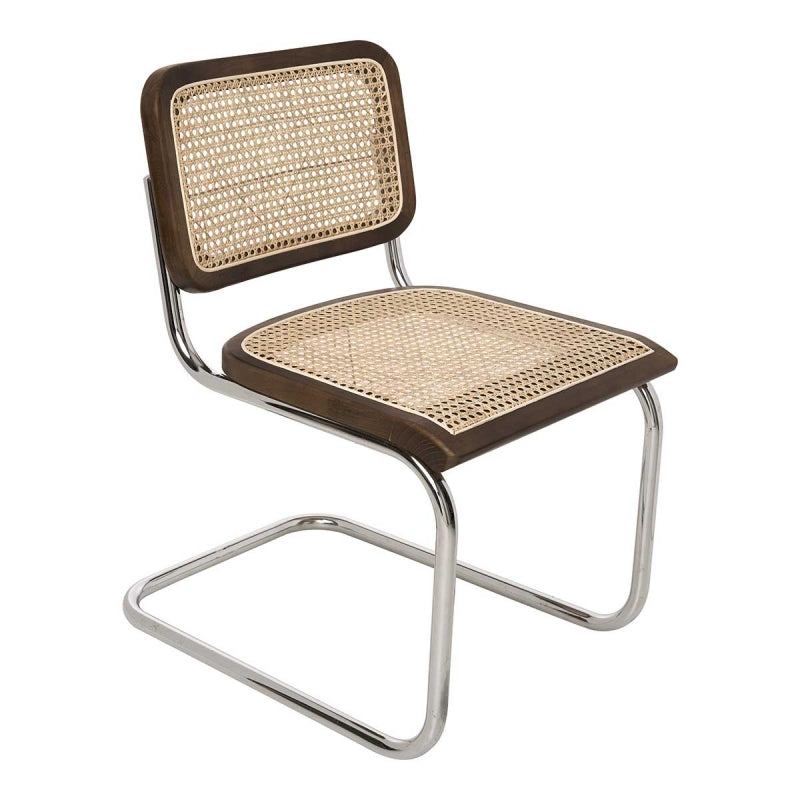 Silla de comedor madera y ratán Máxima