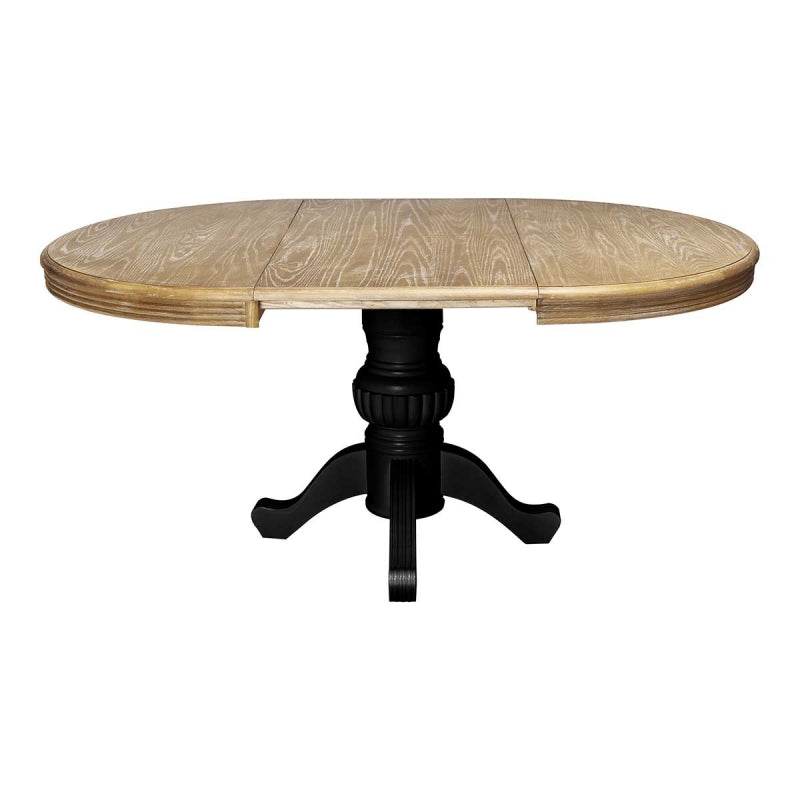 Mesa de comedor extensible base negra Adam