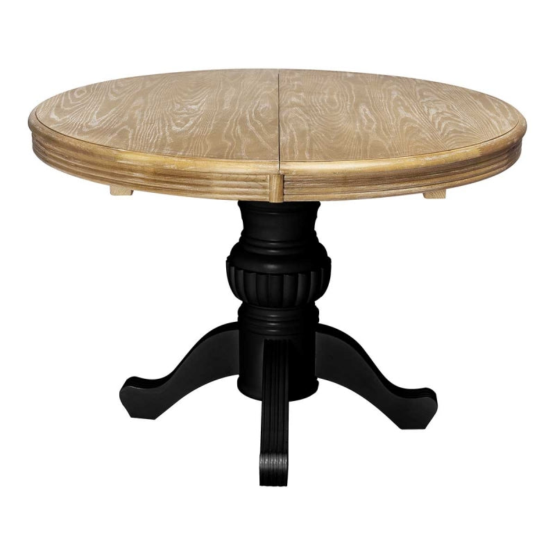 Mesa de comedor extensible base negra Adam