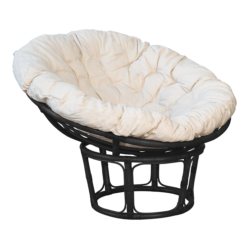 Sillon Bambu Papasan negro