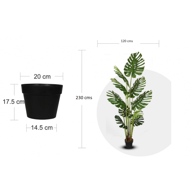 Planta artificial  Monstera Philo 230