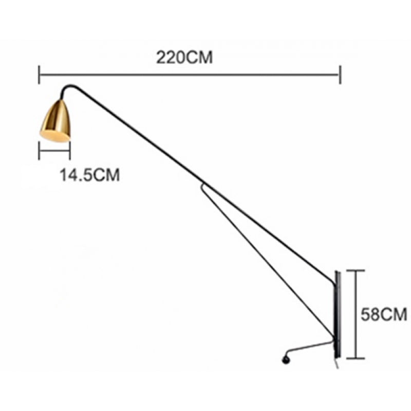 Lámpara de aplique de pared Aral