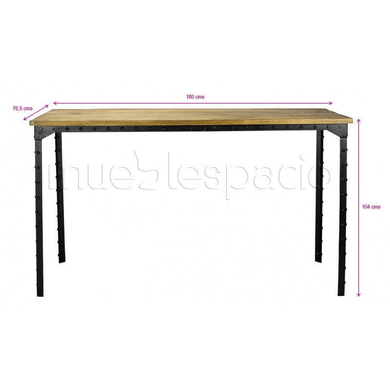 Mesa de comedor vintage Casimi 180cms alta