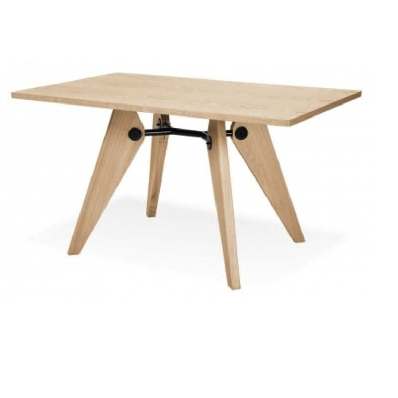 Mesa de comedor Prouvé rectangular 130x80