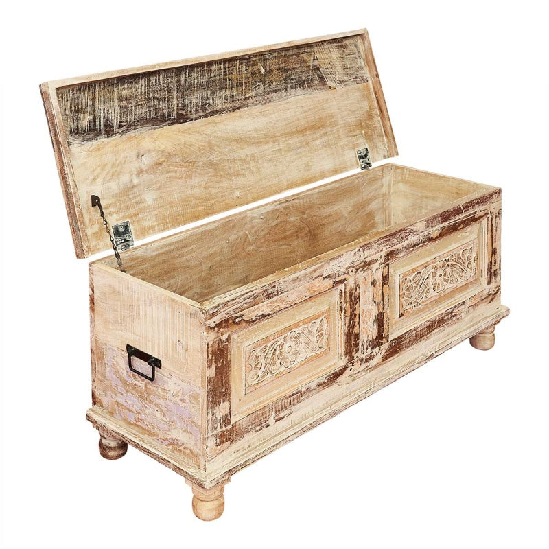 Baul vintage madera de mango Raphael