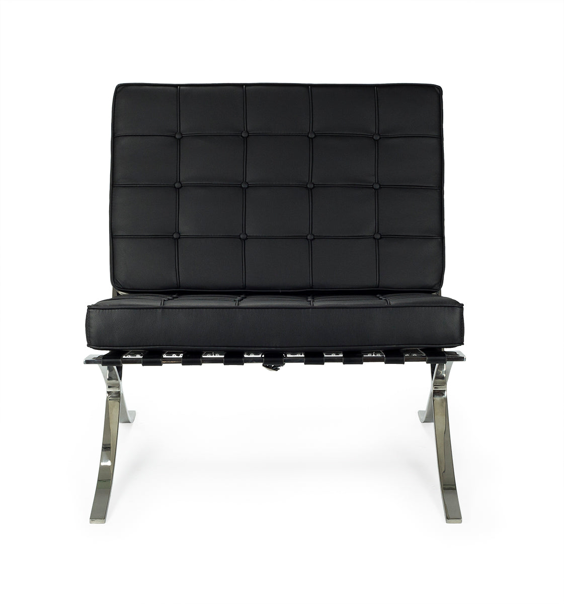 Fauteuil design en cuir Barna