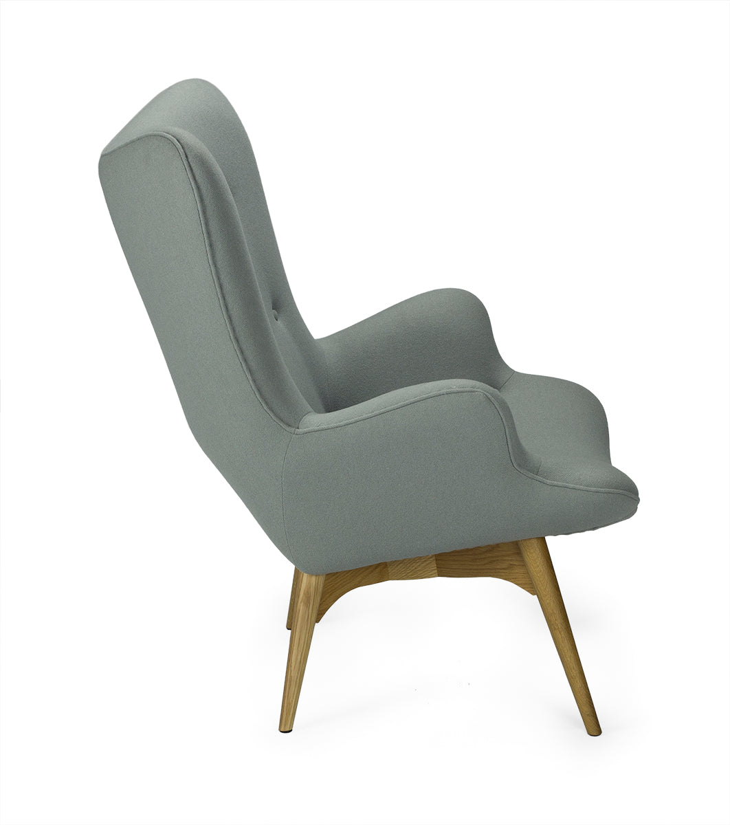 Fauteuil design gris