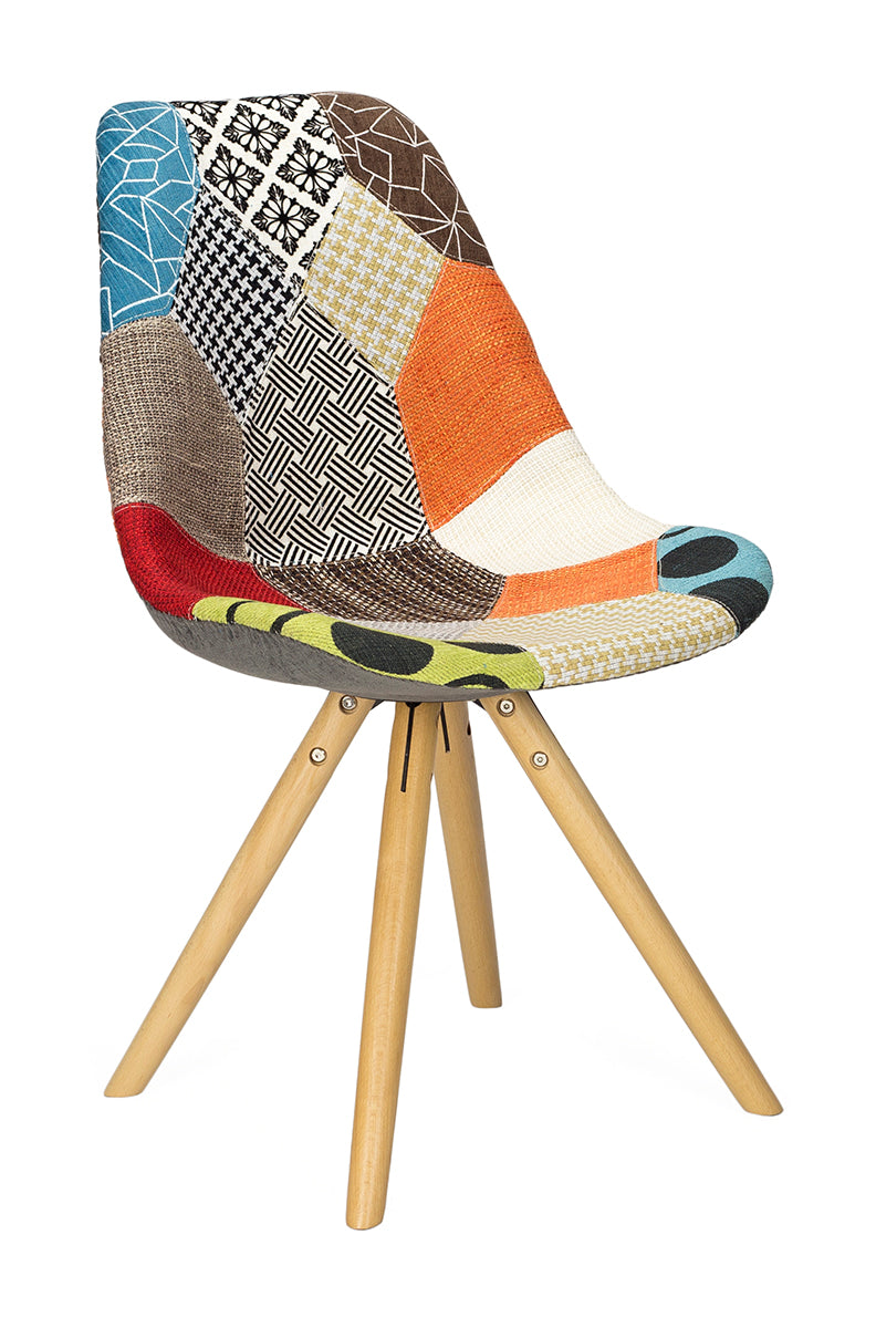 Chaise patchwork trio nordique