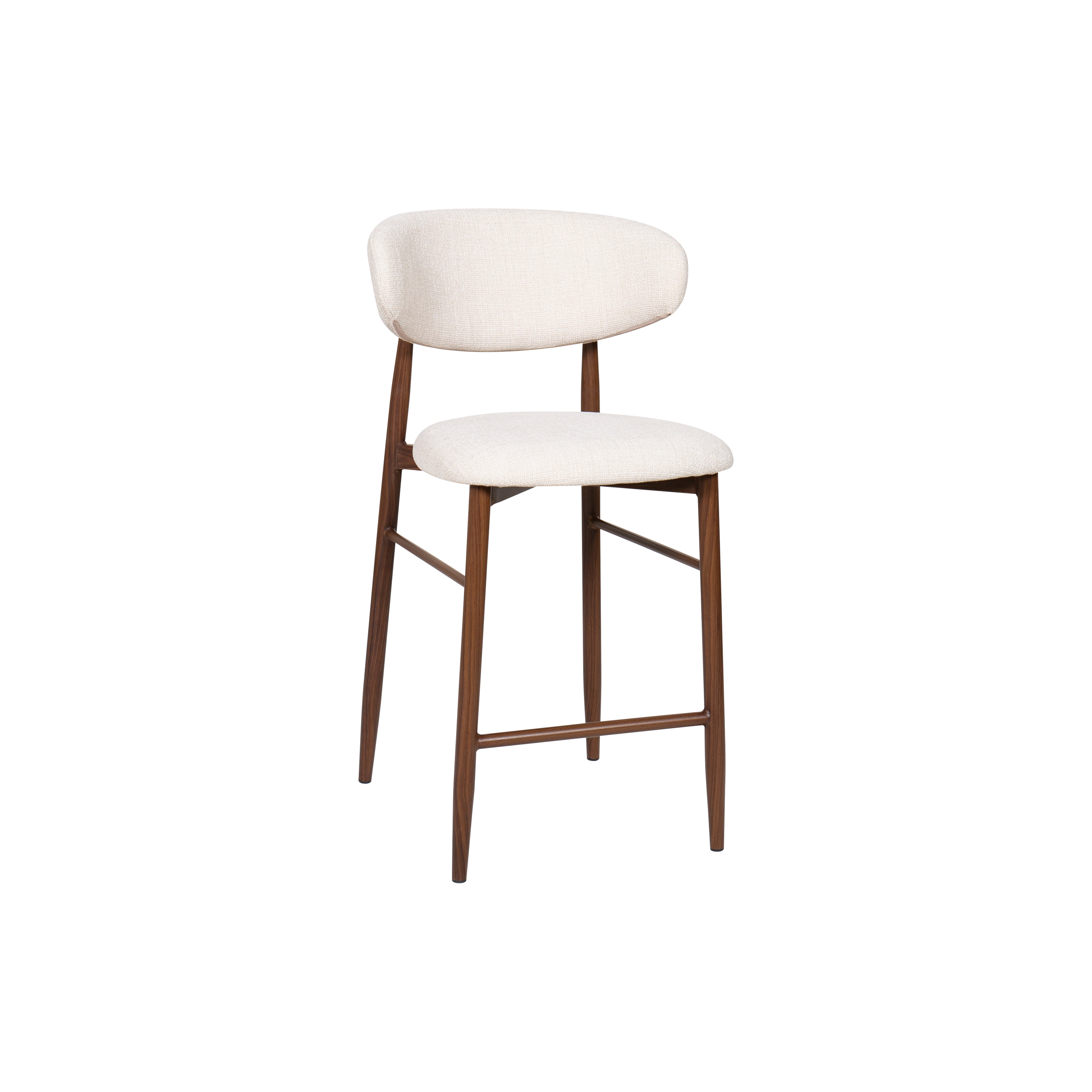 Taburete nórdico tapizado Lux 65cm