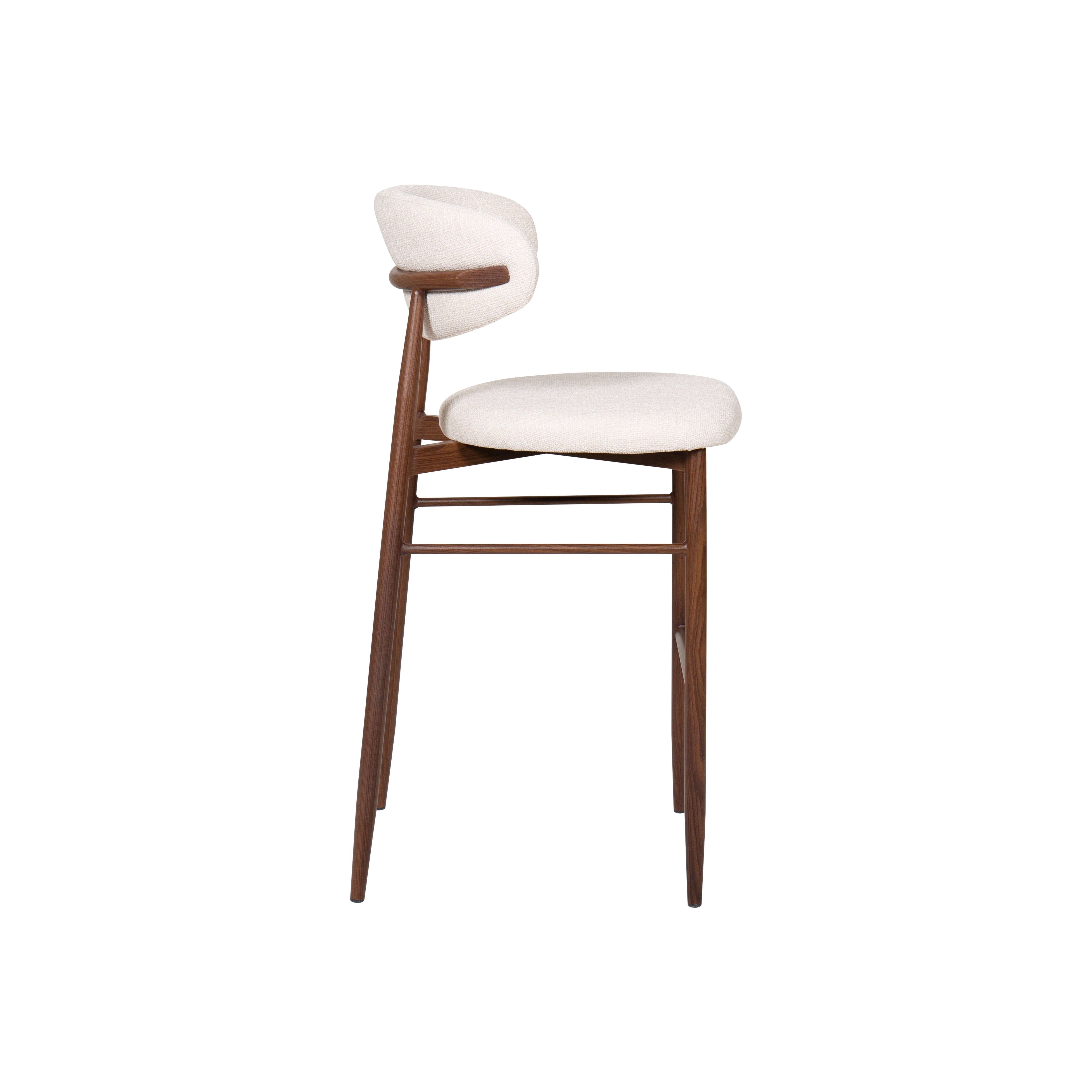 Taburete nórdico tapizado Lux 75cm