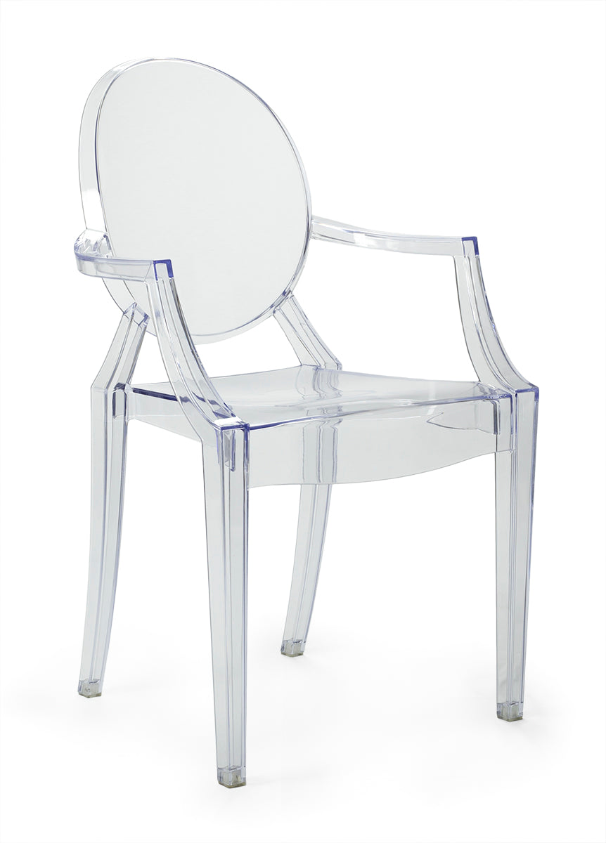 Poltrona de jantar transparente design Ghosts