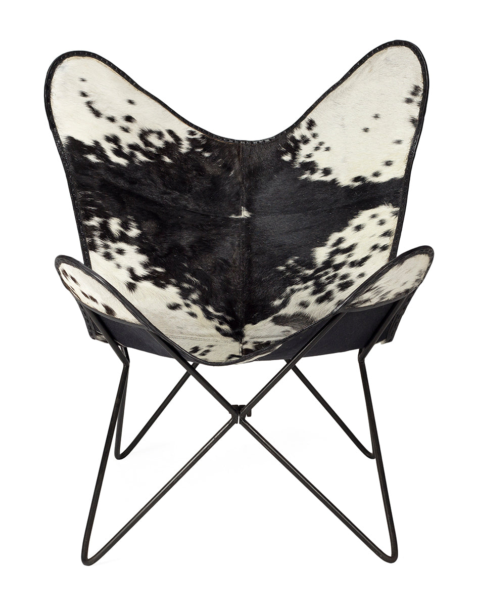 Cadeira borboleta vintage preta