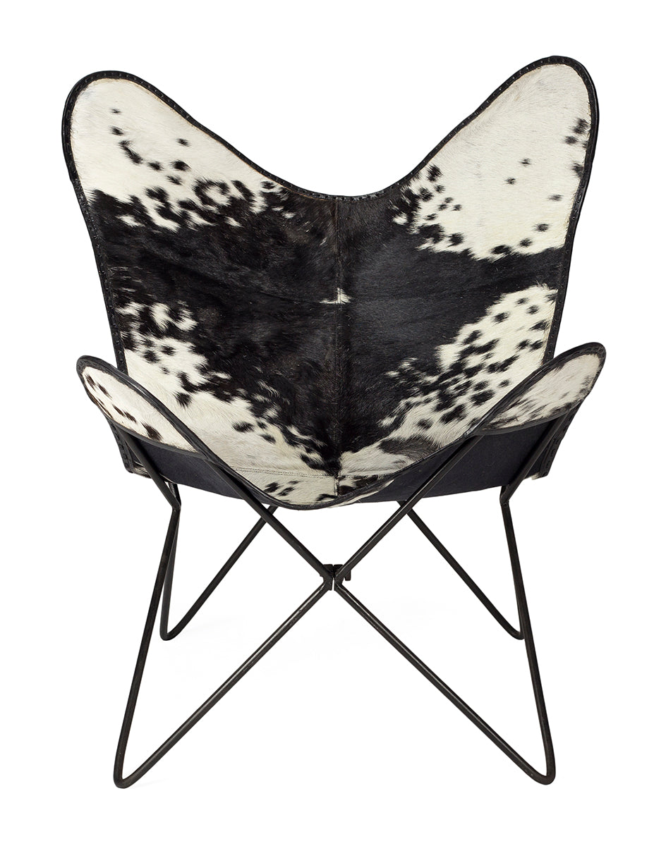 Chaise papillon vintage noire