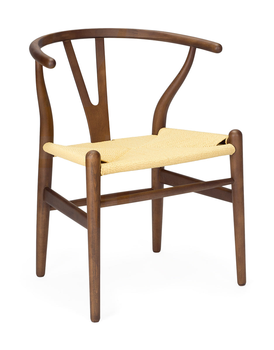 Chaise de salle à manger Wegner ch24 noyer