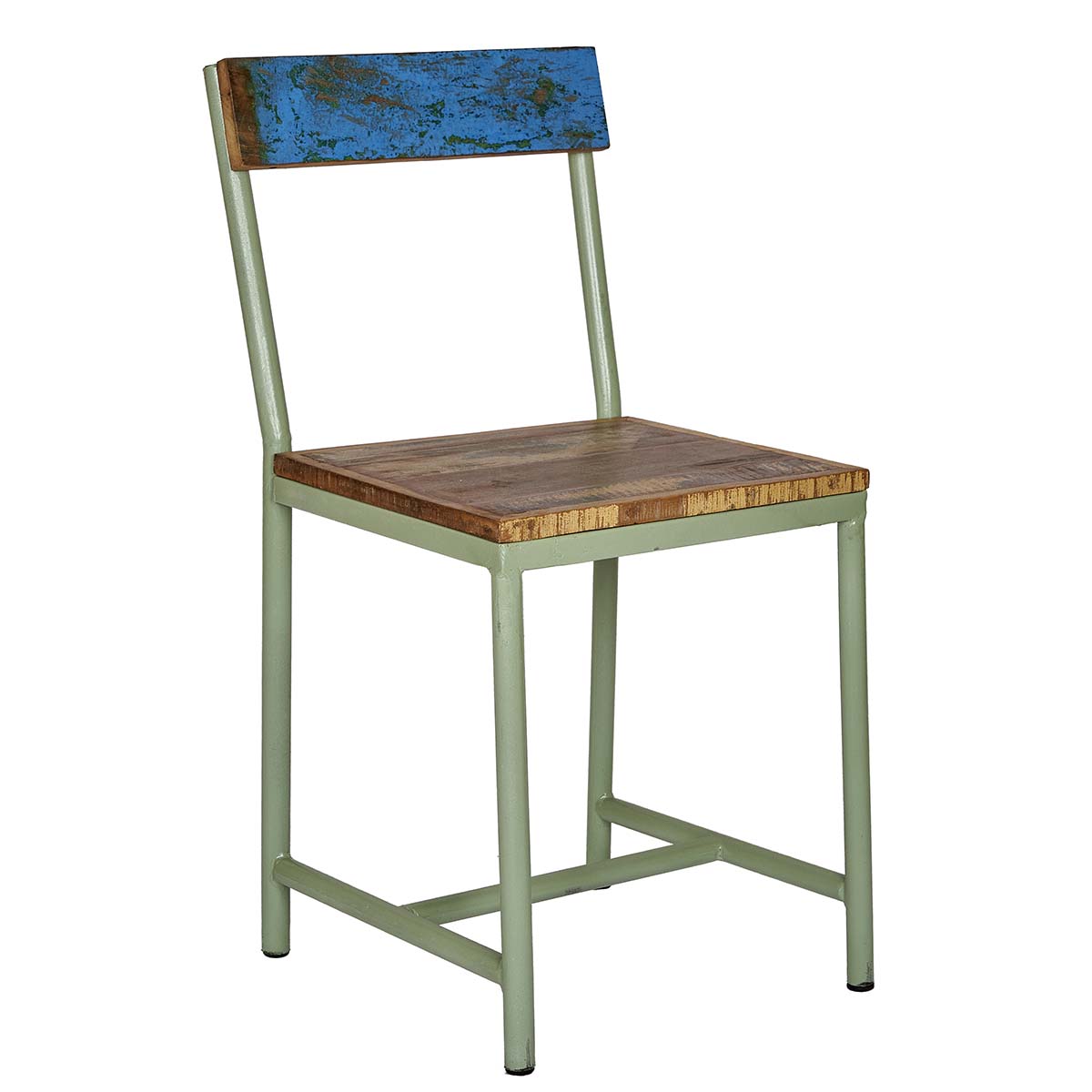 Chaise de salle à manger vintage en bois Bilma