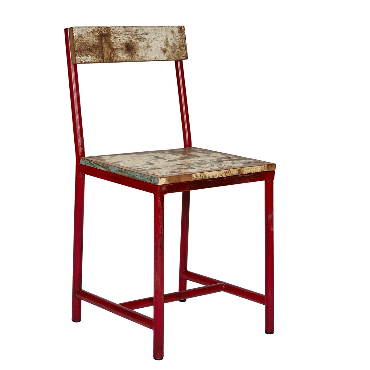 Cadeira de jantar vintage de madeira Bilma