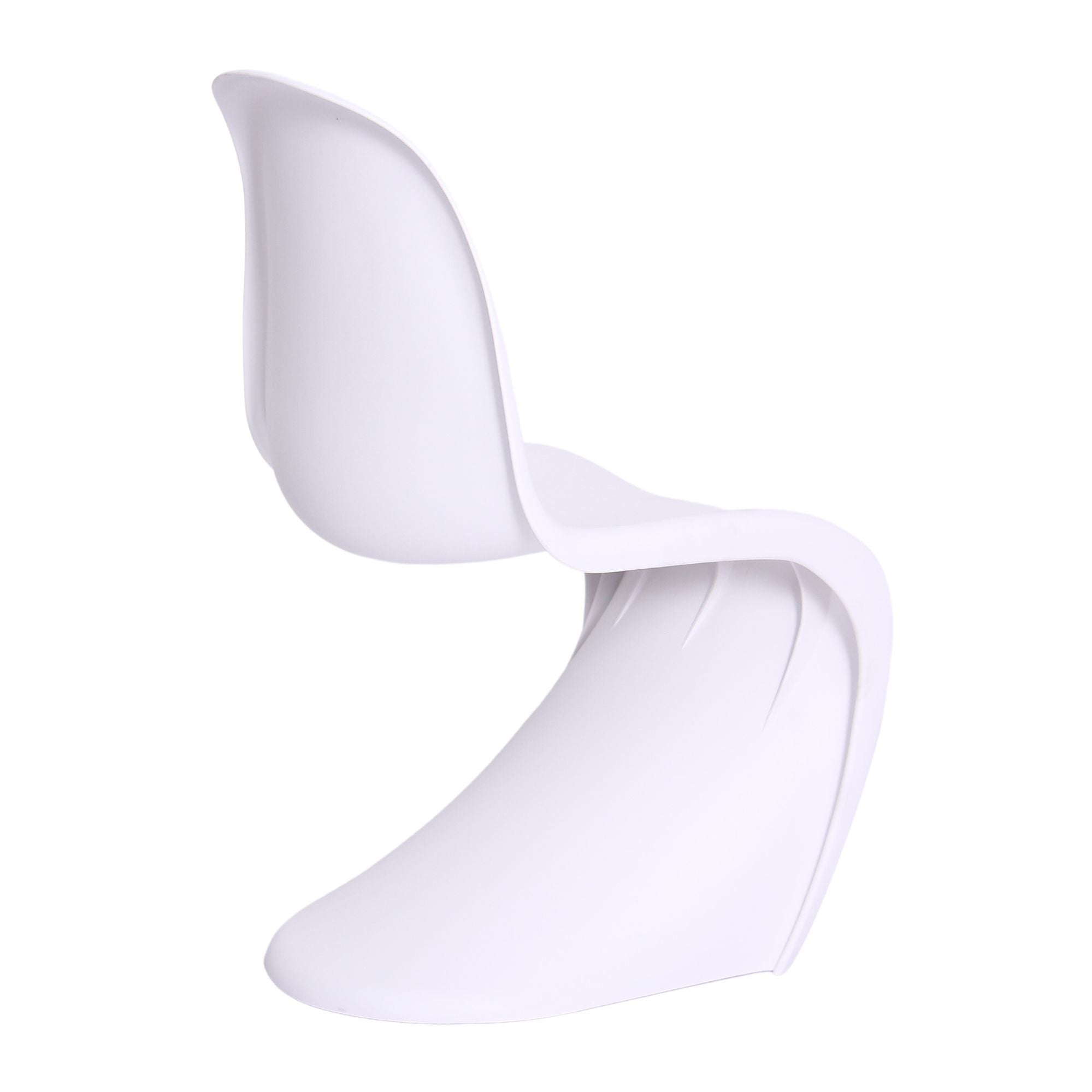Cadeira de design de polipropileno branco fantasia