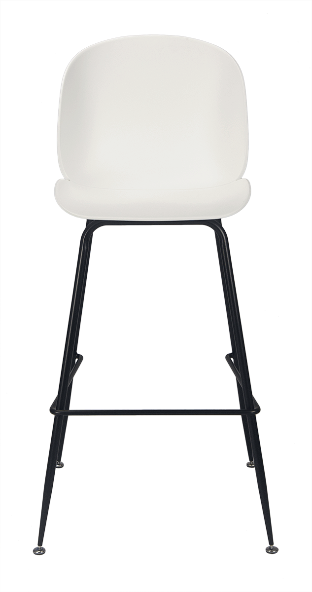 Tabouret de bar nordique H75 Gubb blanc