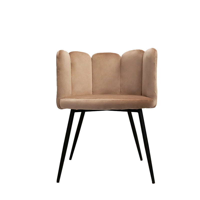 Silla comedor terciopelo Turín rosa
