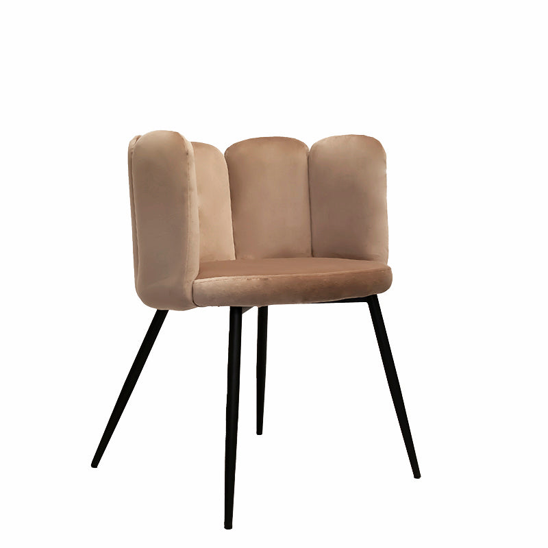 Silla comedor terciopelo Turín rosa