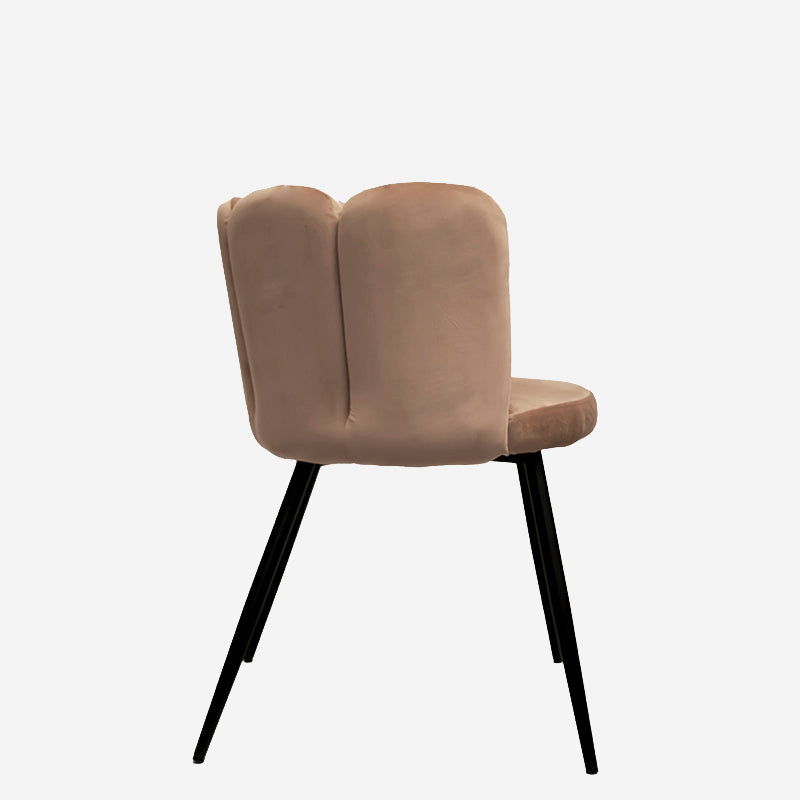 Silla comedor terciopelo Turín rosa