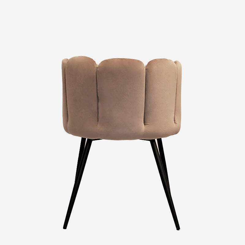 Silla comedor terciopelo Turín rosa