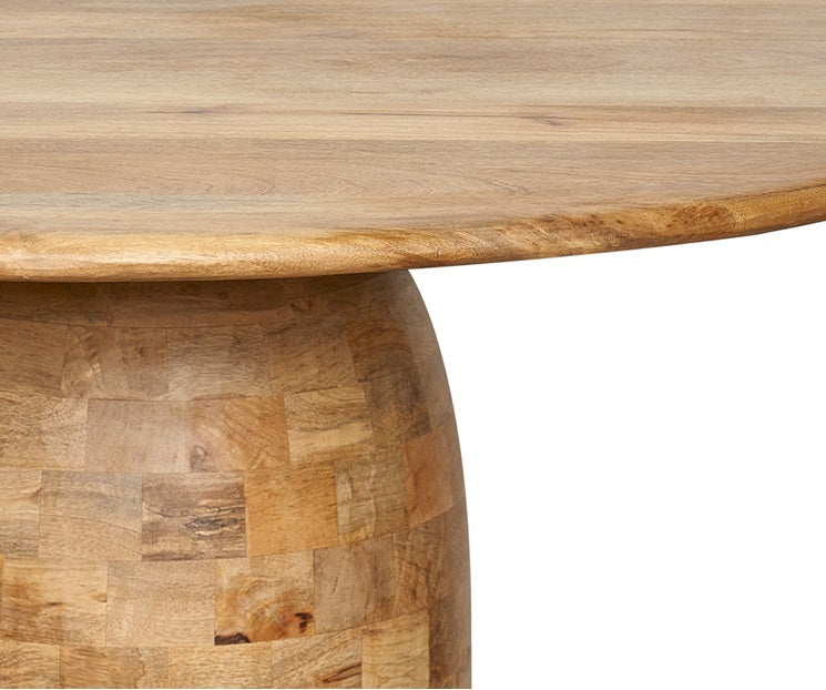 Mesa de comedor de madera 120cm Luax