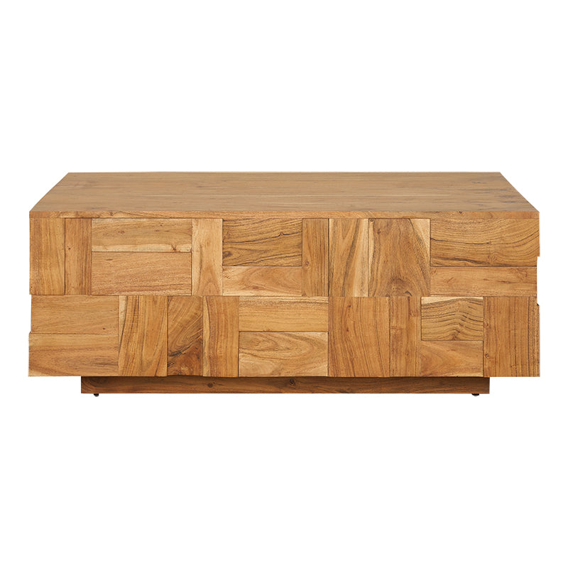 Mesa de centro de madera maciza Tekken