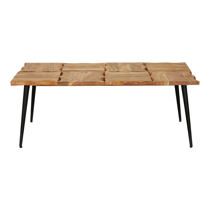 Mesa de centro vintage madera Mena rectangular