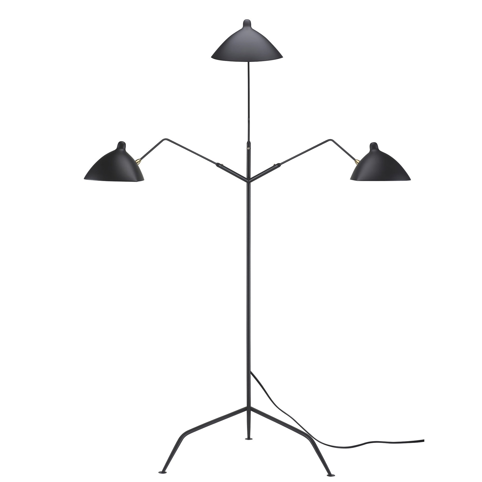 Lampadaire triple Serge Mouille