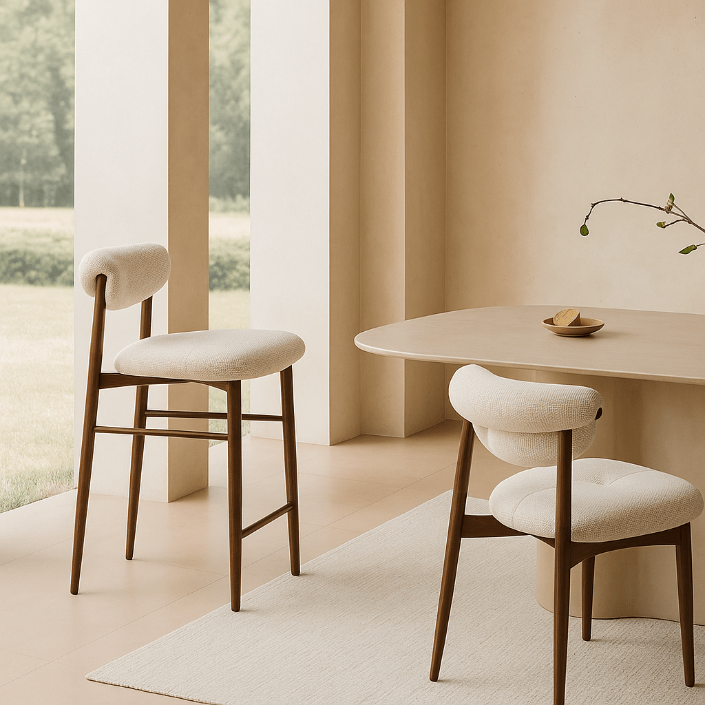 El Taburete de cocina 65 cm Lagem Nogal - Vintahome