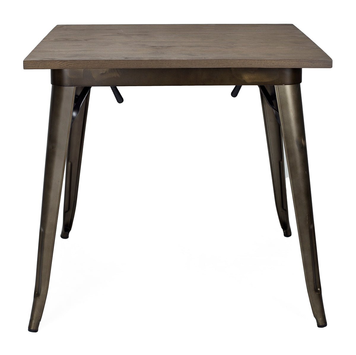 Mesa de comedor industrial 80x80 Vita Plegable