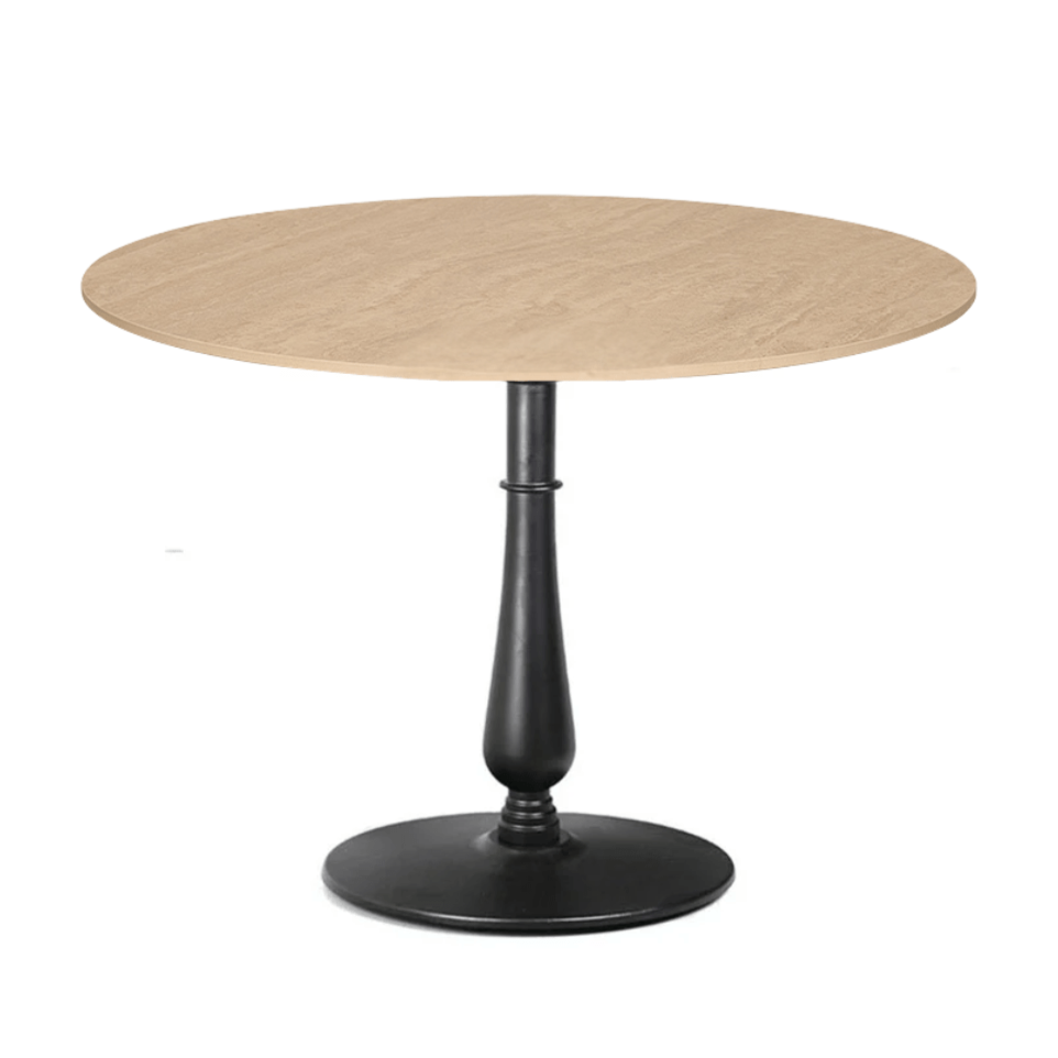 Mesa de comedor redonda de piedra sinterizada Tax Ø80/90/100 - Vintahome